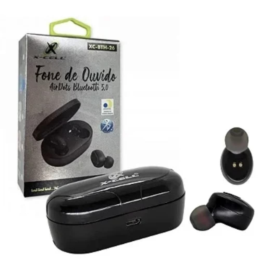 FONE DE OUVIDO BLUETOOTH 5.0 X-CELL XC-BTH-26