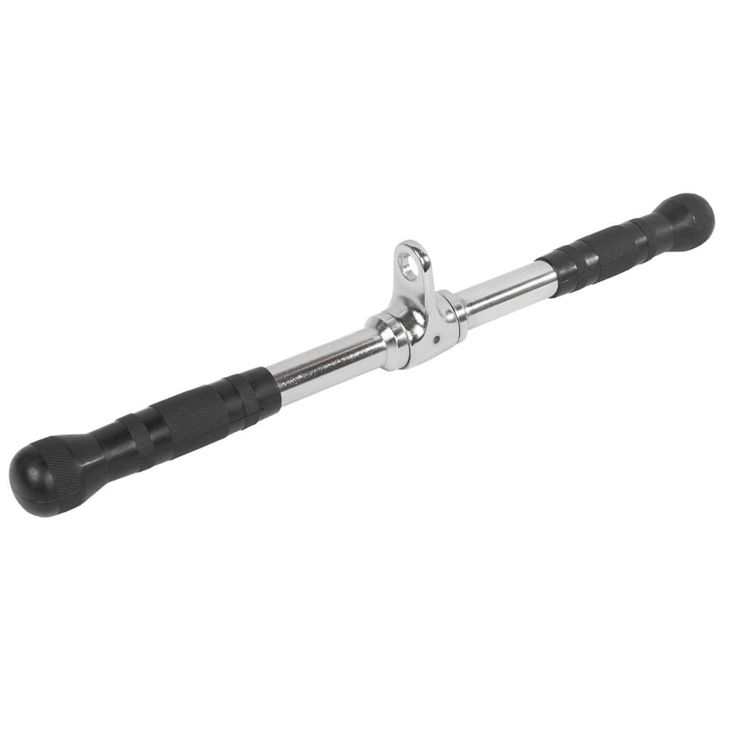 Puxador Pulley Reto 51 Cm Pegada Emborrachada Com Giro Lion