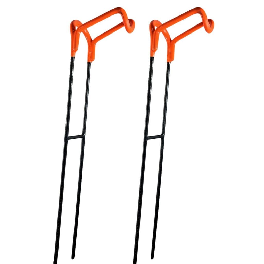 2x Suporte Vara Apoio Secretária PM Colors Emborrachado Premium 35cm