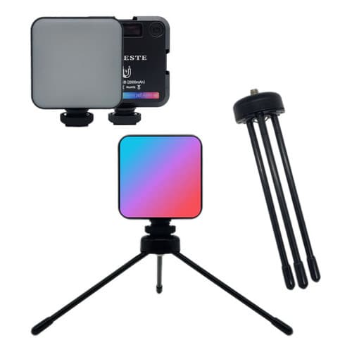 Iluminador Led Soleste W-64 + Mini Tripé Ajustável L