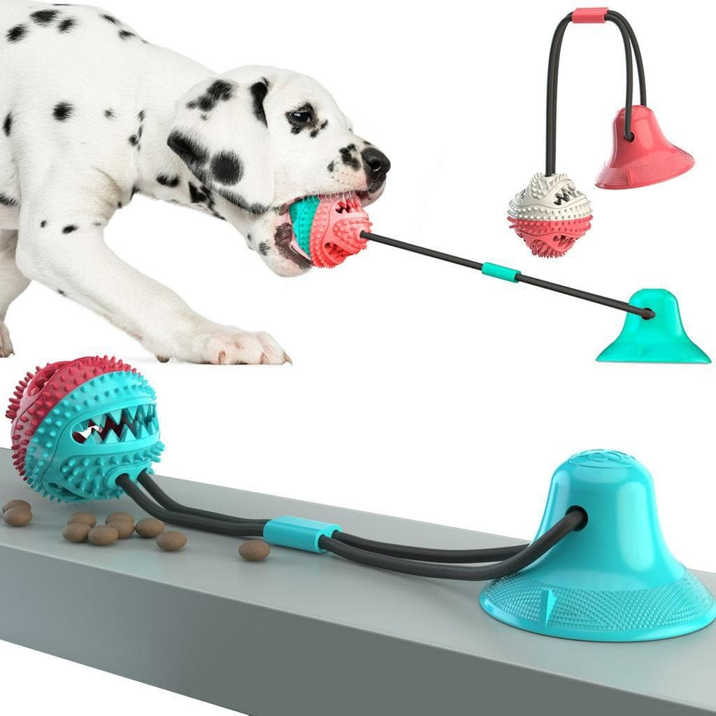 Bola de Brinquedo Interativa Molar Slow Food com Vazamento para Cachorros