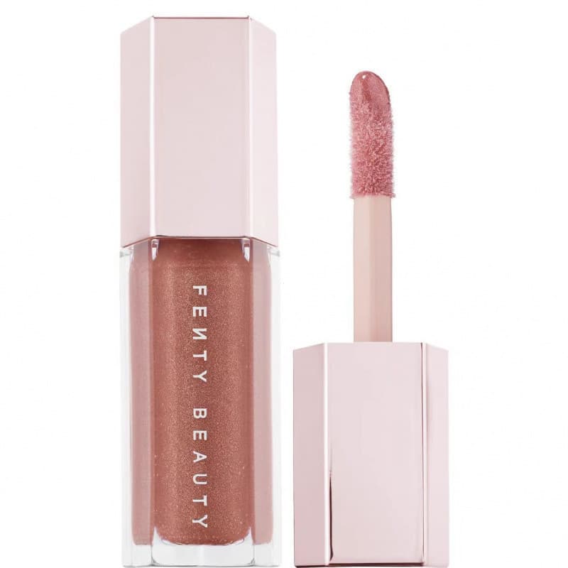 Fenty Beauty Streamer Lip Glaze Batom Espelhado Stardust Nude Cor Grossa Gloss Quente Pó Estrela Filme Hidratante
