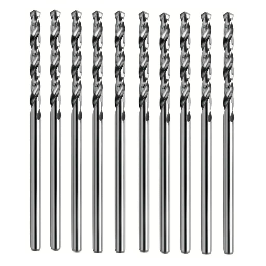 Kit 10 peças Broca Aço Rapido HSS STANDARD 2,0mm