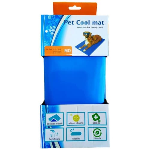 Tapete Gelado refrescante para cães cachorros gatos Pet Cool Mat Tapete Bacon Born- 65cm x 50cm