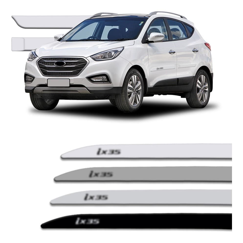 Jogo de Friso Lateral Facão Hyundai IX35 2011 a 2022