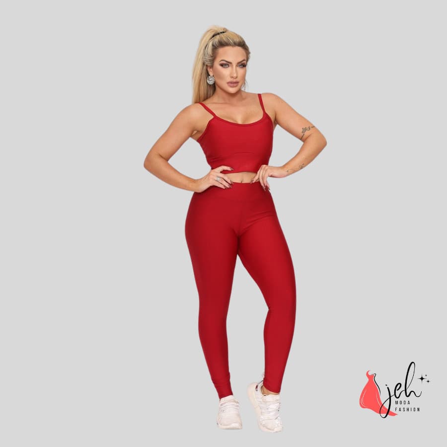 Conjunto Esportivo Feminino em Suplex Premium de Alta Qualidade