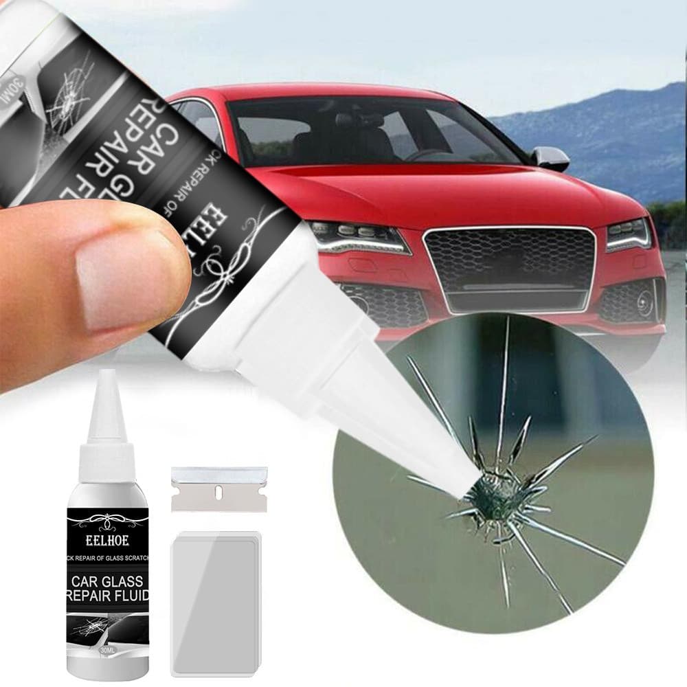 kit De Reparo De Vidro Para-Brisa Líquido Rachado/Cola Rachaduras Carro original