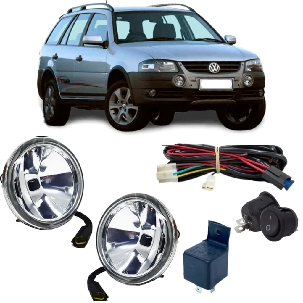 KIT FAROL AUXILIAR MILHA NEBLINA SUPERIOR PARATI SURF G4