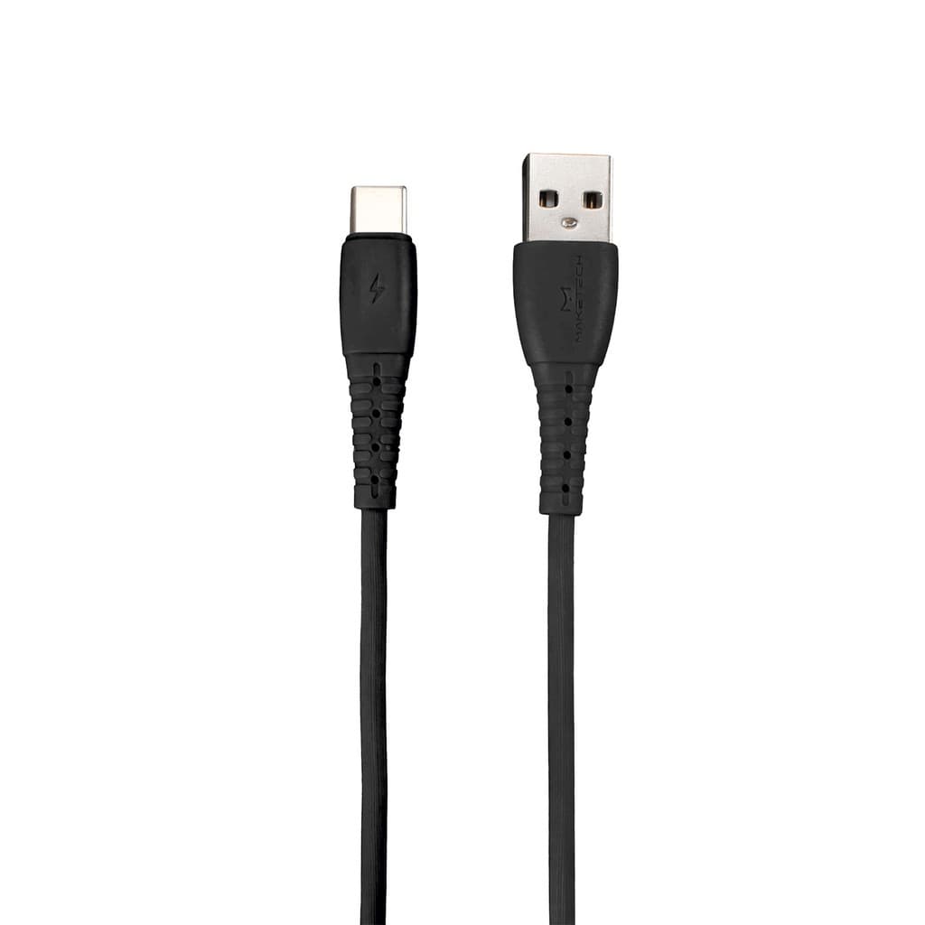 Cabo USB tipo C carregamento rápido emborrachado 1 metro