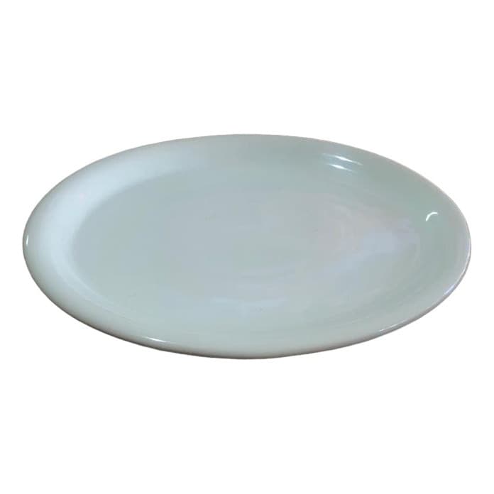 Kit com 6 Prato Travessa Oval Porcelana 27 Cm