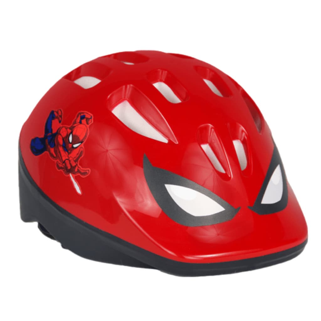 Capacete Ciclismo Infantil Nathor Spider Man Vermelho