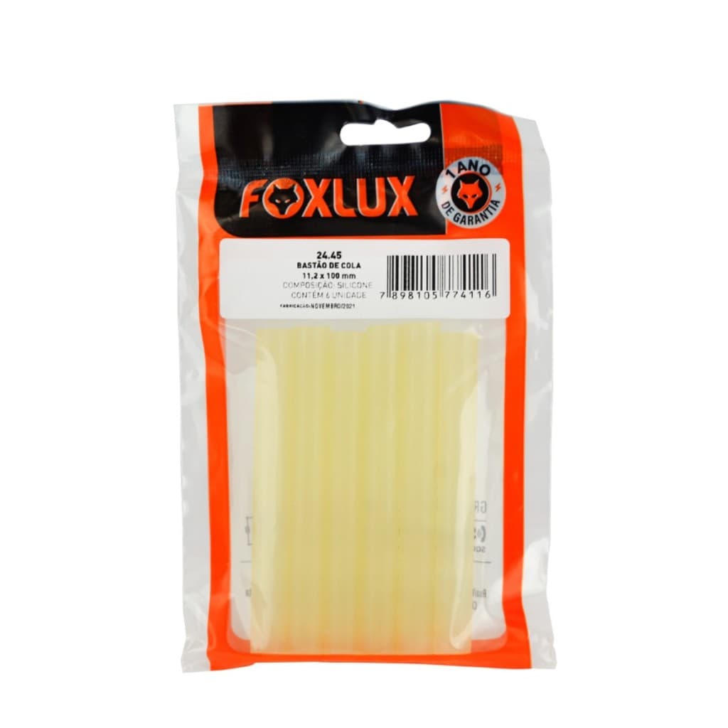 BASTAO DE COLA 11,2X300 MM - 1UN FOXLUX