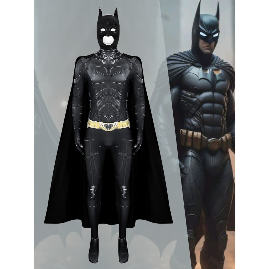 Fantasia de Cosplay do Batman da Liga da Justiça, Macacão de Bruce Wayne, Fantasia de Performance de Palco