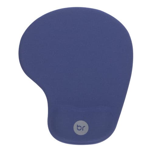 Mouse Pad Macio Azul Escuro Com Apoio De Gel - Bright 0309