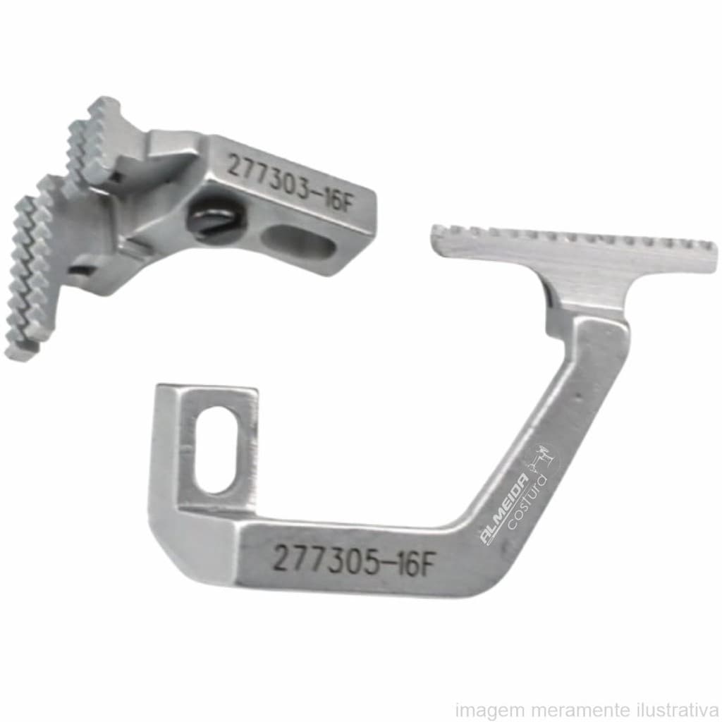 CONJUNTO DE DENTE PARA OVERLOCK SERIE EX5212, 952, 700K - 277305-16F, 277303-16F