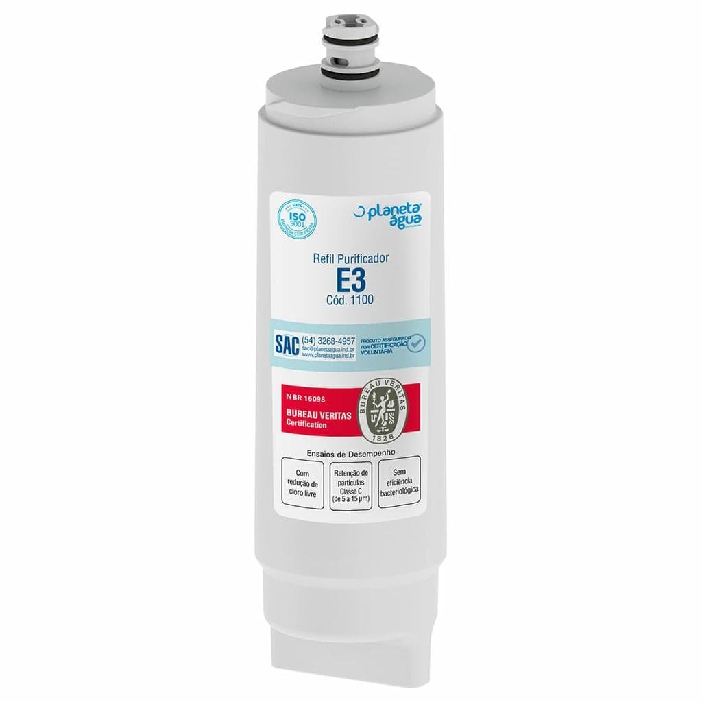 Refil Filtro Planeta Água E3 para Purificador de Água IBBL C+3 - Compatível