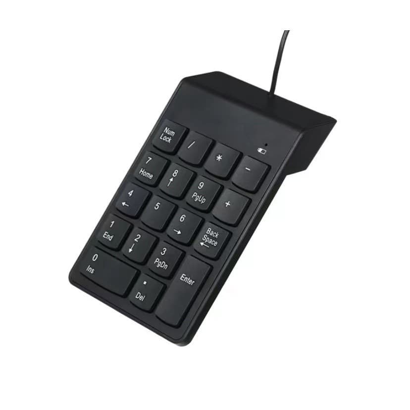 Mini Teclado Numérico Portátil Usb 18 Teclas Pc E Notebook