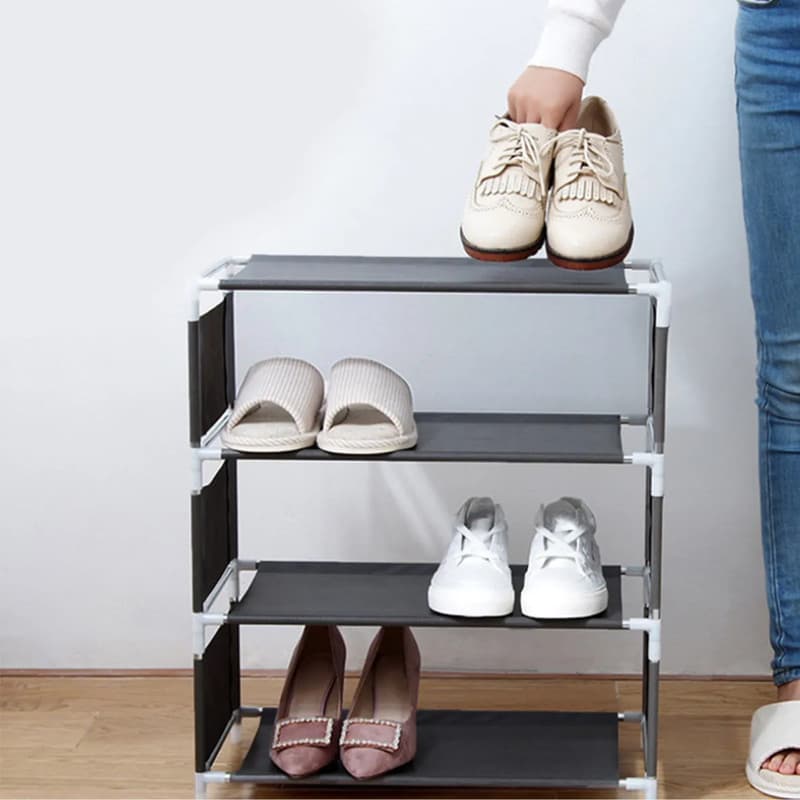 SAPATEIRA VERTICAL 4 ANDARES SANDALIA TENIS CALÇADO RACK PRATELEIRA MULTIUSO SALA QUARTO APARTAMENTO