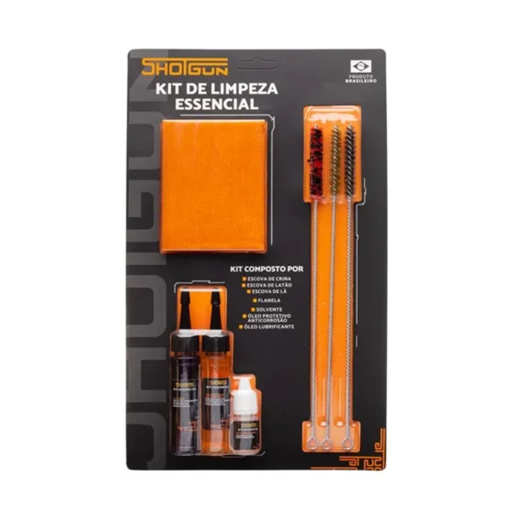 Kit de Limpeza Essencial 38/9mm - (Shotgun)