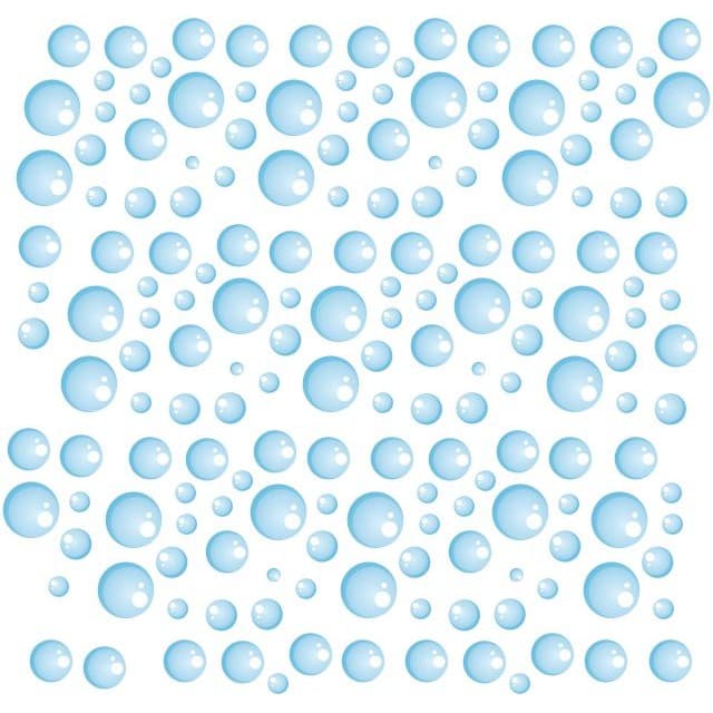 Adesivo Decorativo Bolhas de Agua Fundo do Mar