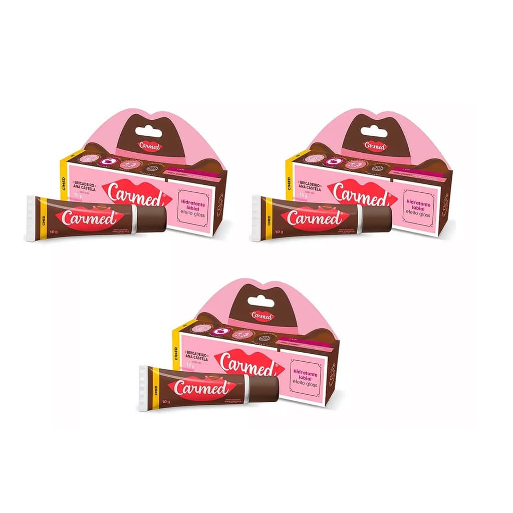 Kit 3 Carmed Ana Castela Gloss PROMOÇÃO Lançamento Boiadeira