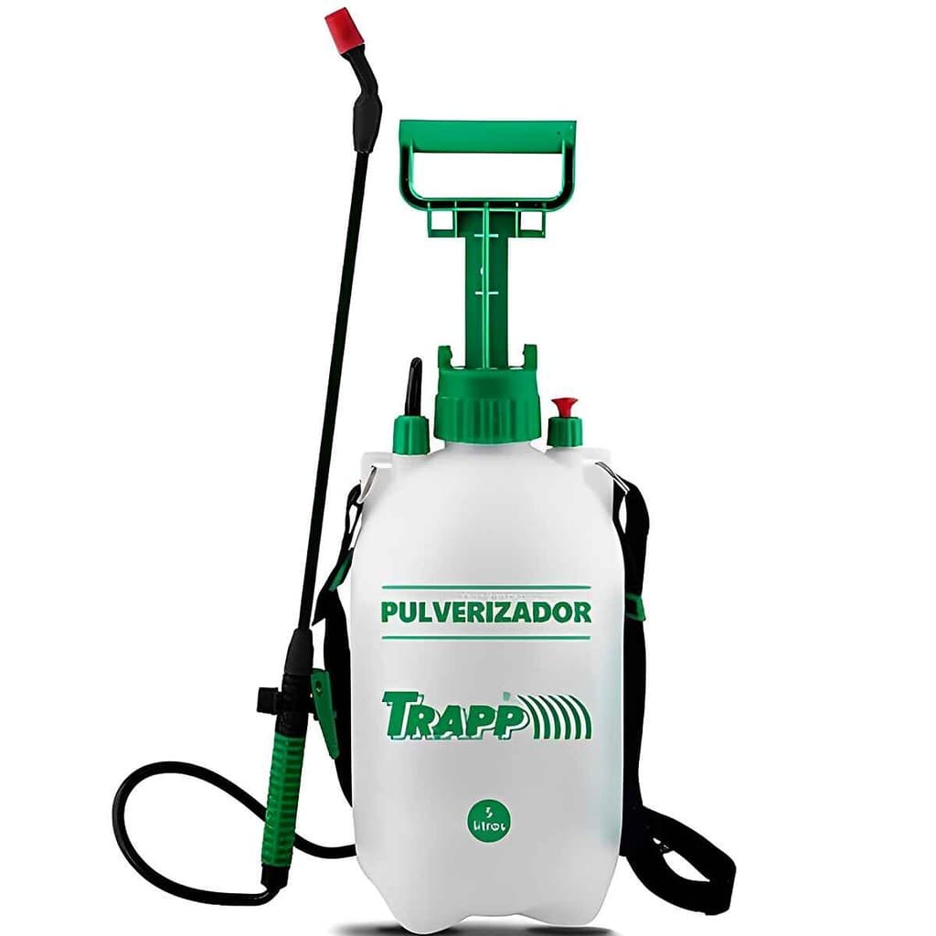 Pulverizador Borrifador Manual Alta Pressão Lateral 5L Trapp