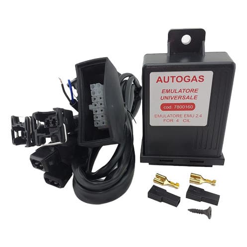 Emulador 4 Bicos com Temporizador Regulável Universal completo  Autogas 4cc
