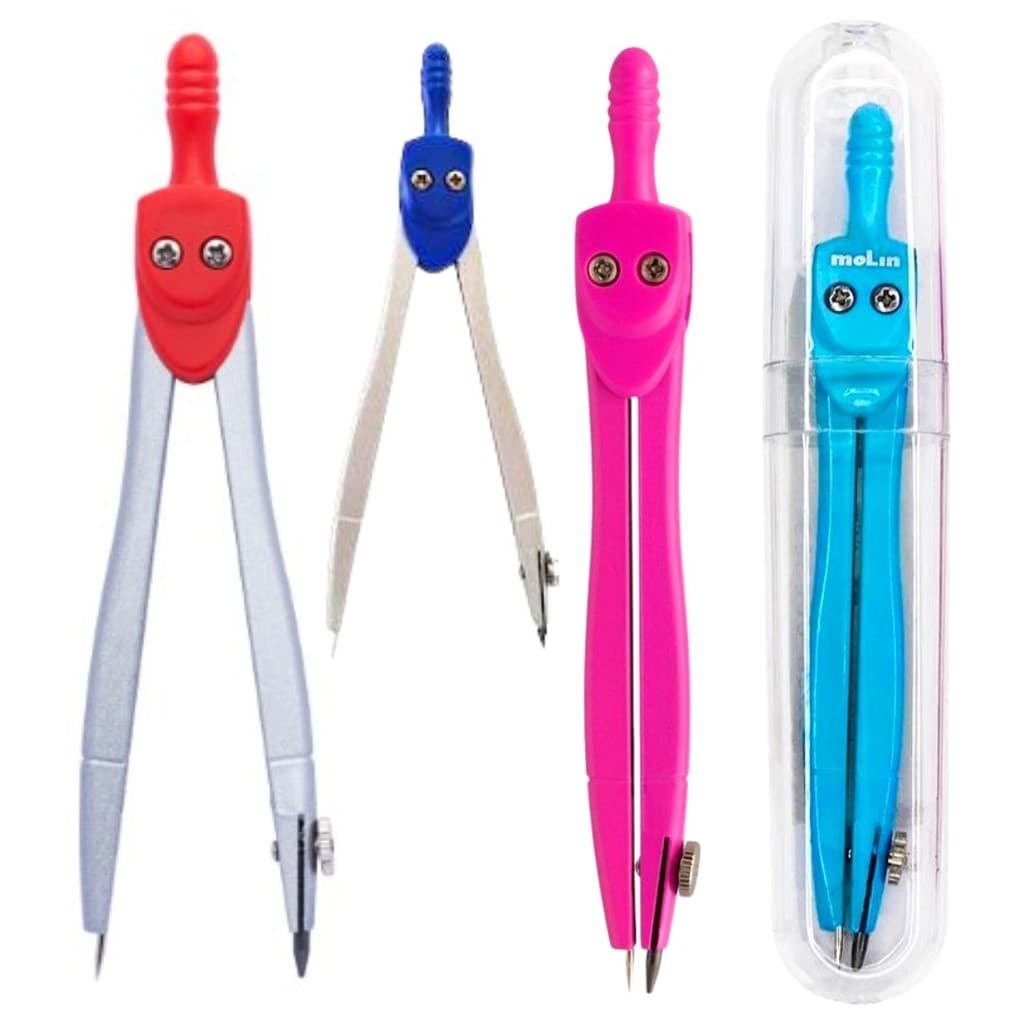 Compasso Escolar com Tubo de Acrílico - Molin