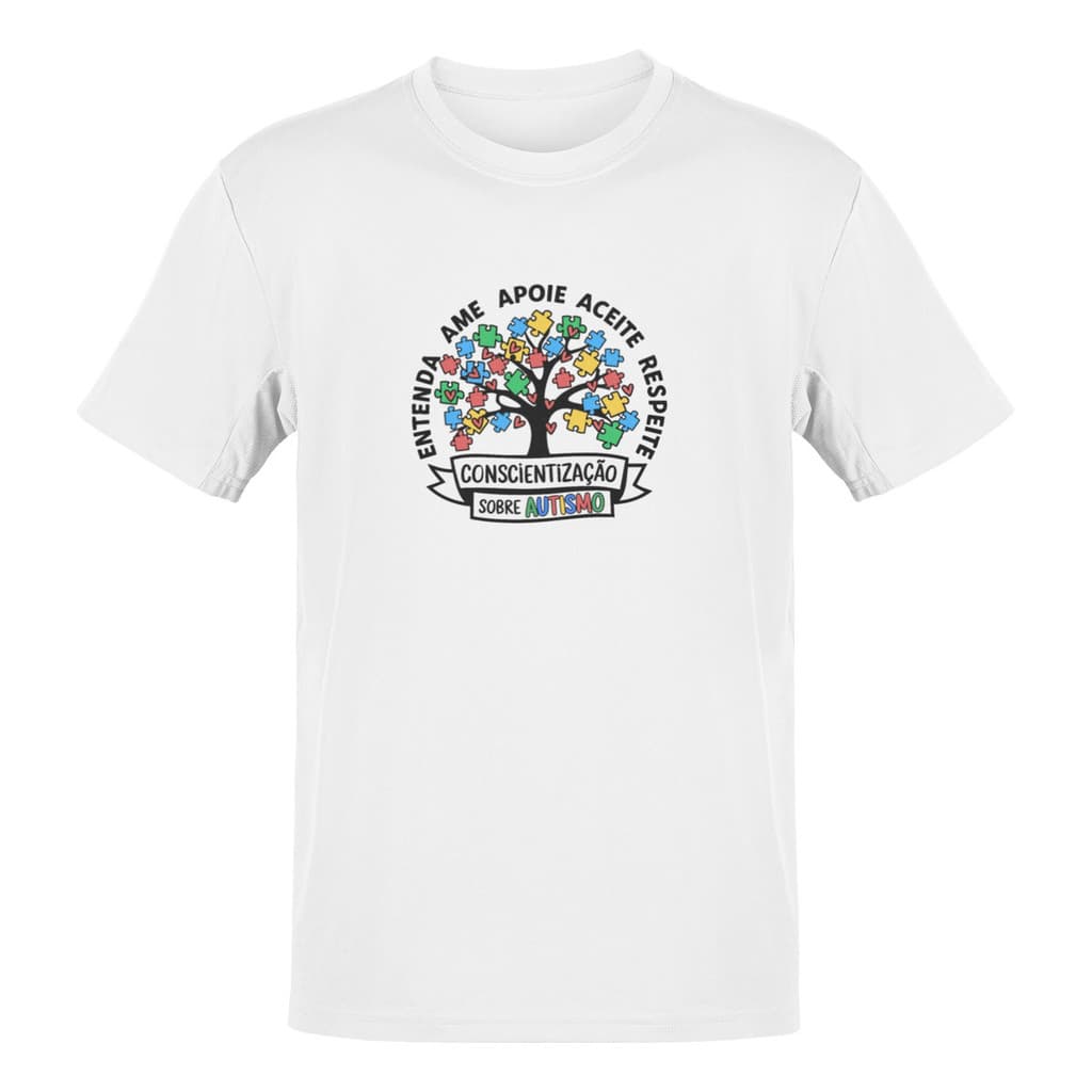 Camiseta Blusa Personalizada Conscientização Sobre Autismo 2