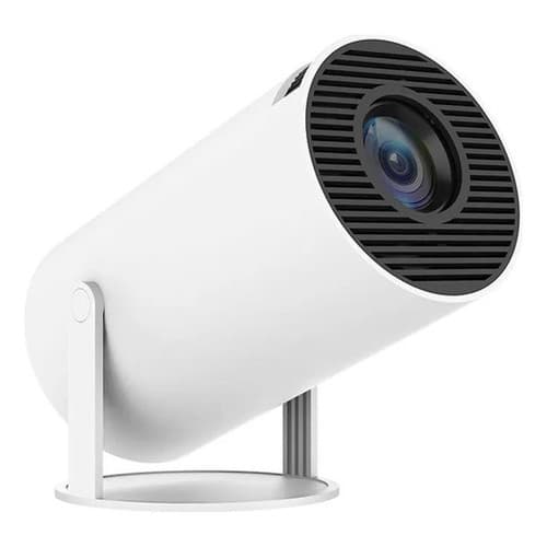 Projetor Smart Led Multimídia 4k Hy-300 Android 11 Branco