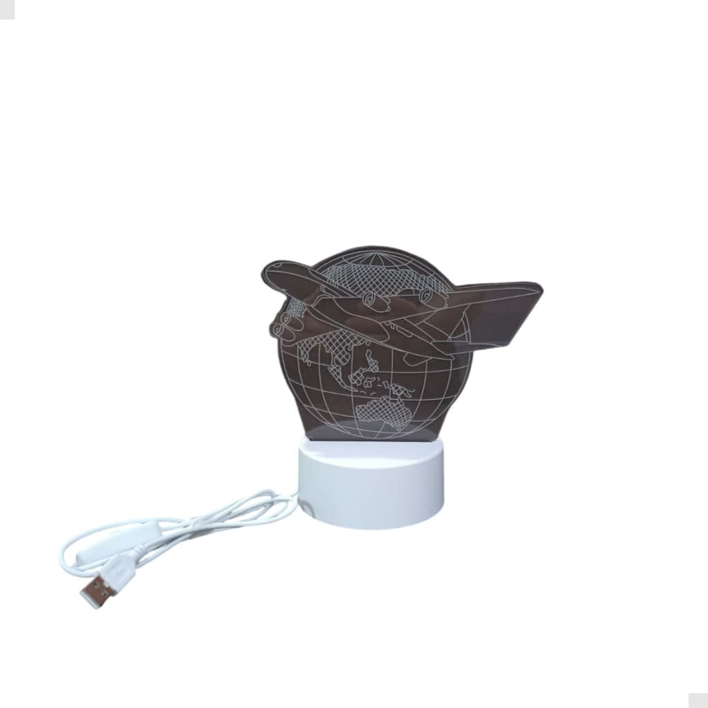 Luminária Luz Noturna Led com 3 cores