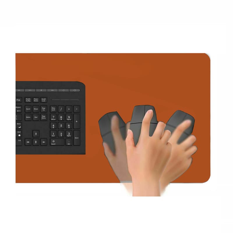 Tapete para notebook 140x30 Deskpad Mesa Escritório+ apoio copo