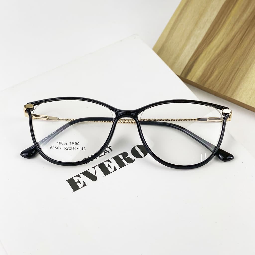 Armação De Óculos Grau Feminino Retro Tr90 Gatinha Varias Cores Novidade Af322