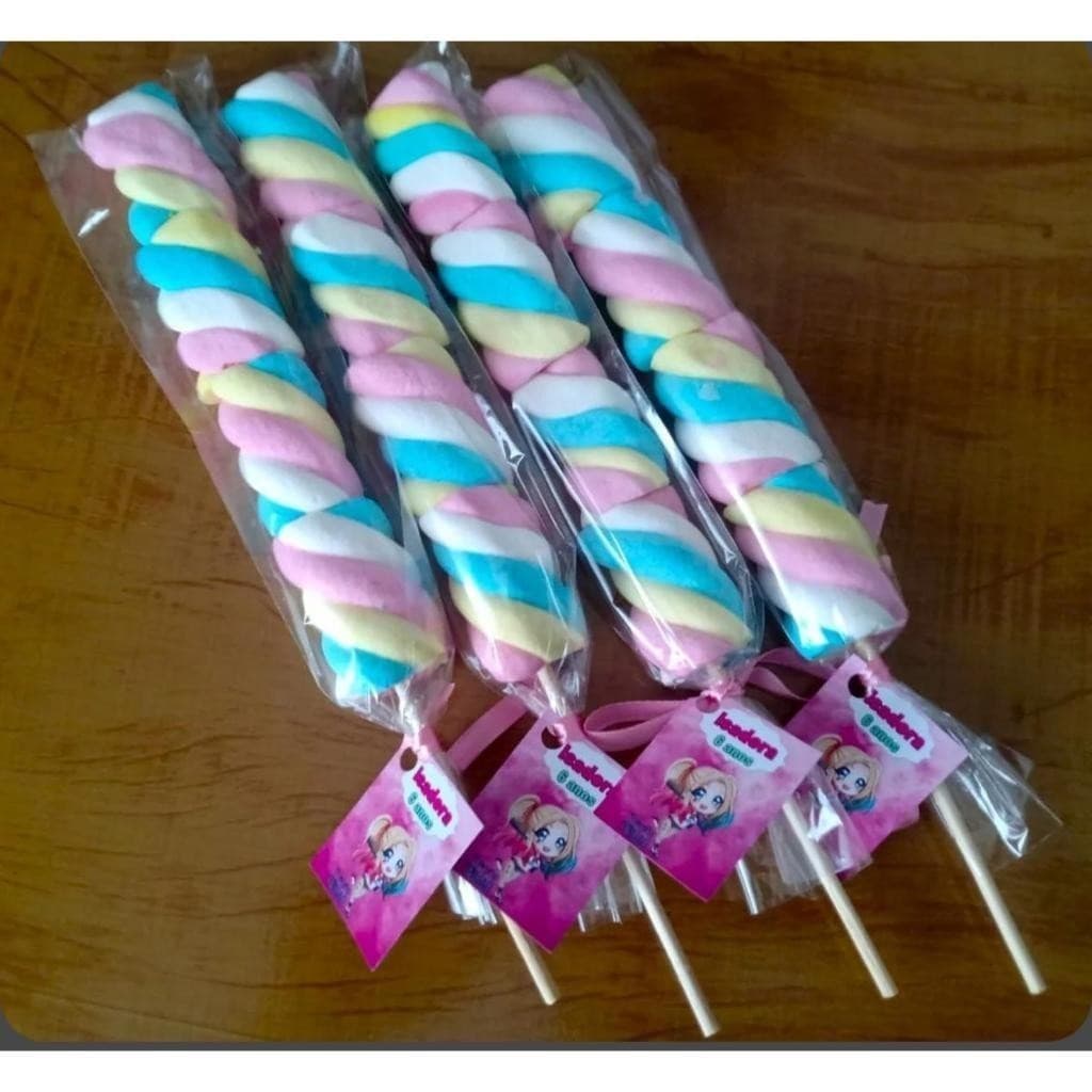 Saco Para Espeto De Marshmallow Saquinho Transparente Virgem Pp 8x30