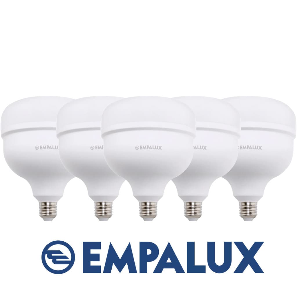 Kit 5 Lâmpada Alta Potência 50W ECO 6500K E27 EMPALUX