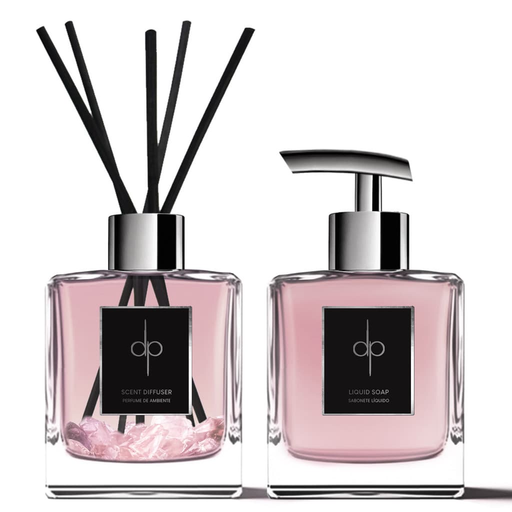 Kit Lavabo Rose Quartz (Amor e Equilíbrio) Aromatizadores  | Presente Aromaterapia I Di Piettro