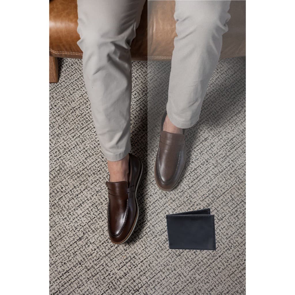 Sapato Social Carteira Masculino Oxford Milan Confortável Sapato Social Brogue Dia dos Pais
