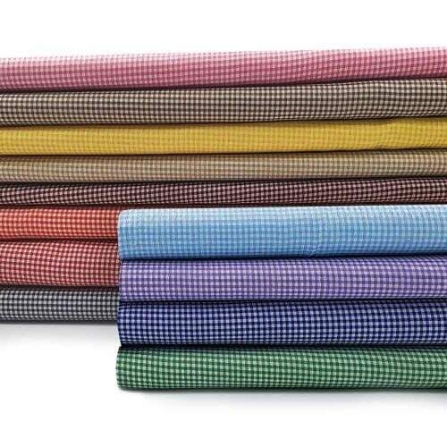 Tecido Xadrez 2mm 100% Poliéster para Artesanato e Decoração Várias Cores 1,40 de Largura - 1 Metro