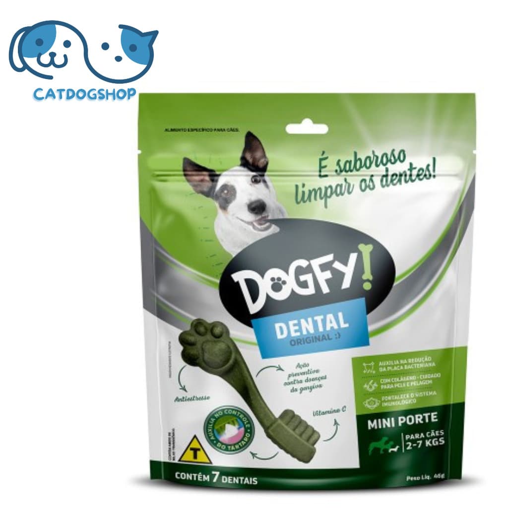 Snack Dogfy Dental para Cães Adultos de Porte Mini 45 g