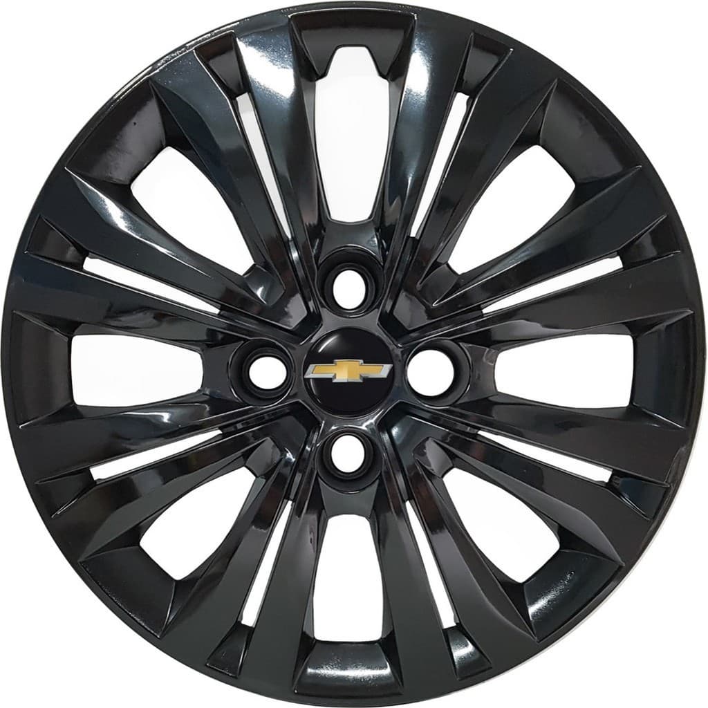 Calota aro 14 Corsa Prisma 2007 a 2012 Preta Black G245pbj