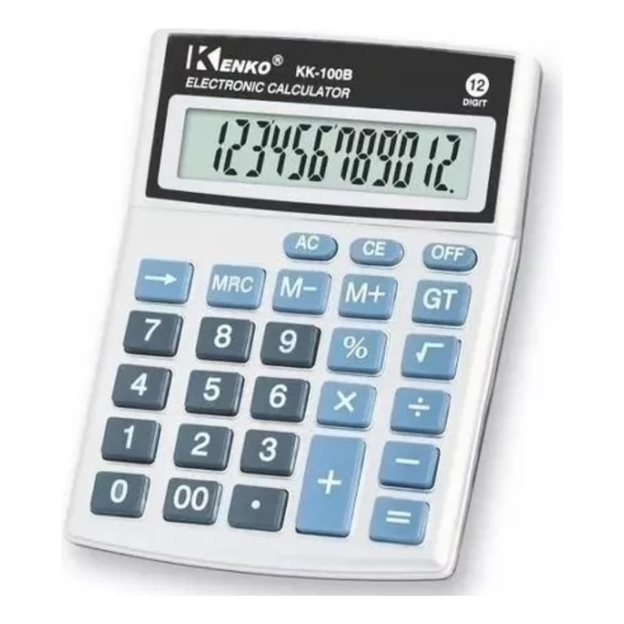 Calculadora Eletrônica De Mesa Com 12 Dígitos Profissional