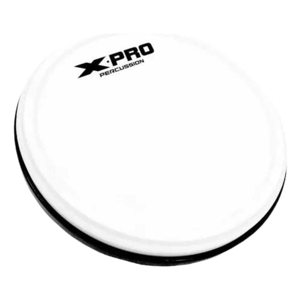 Pad 6" Tom Caixa Surdo Dual Zone Bateria Eletrônica Dual Zone Branco X-Pro