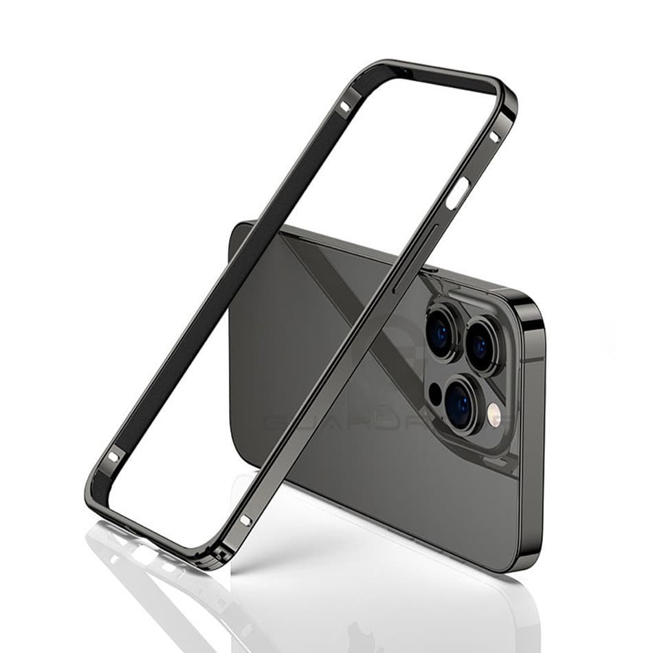 Quadro De Metal De Alumínio Leve De Luxo Para iPhone 12 13 14 Plus 15 16 17 Pro Max Caso Pára-Choques Ultra Fino Liga Pr