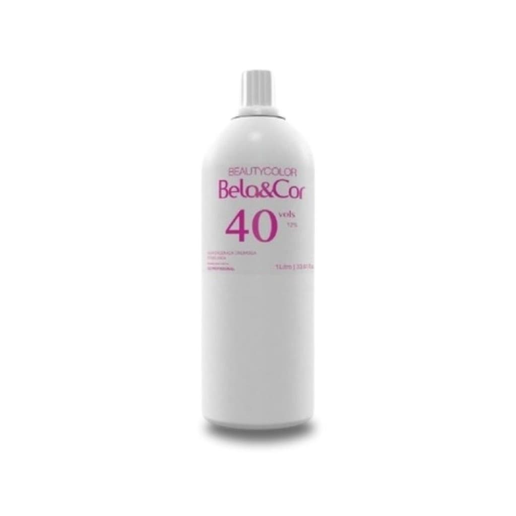 Agua Oxigenada Cremosa Bela&Cor 1Litro Volume 40