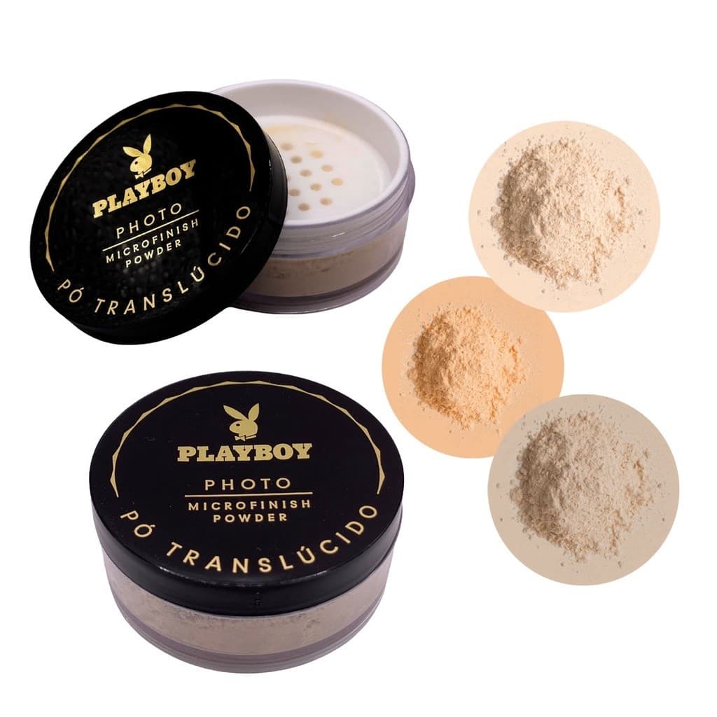 Pó Facial Translúcido Microfinish Powder Playboy