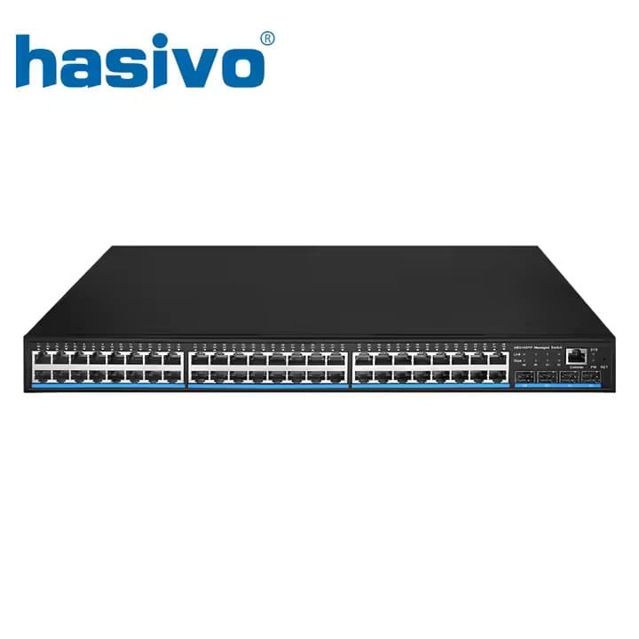 SWITCH GERENCIAVEL 48P GIGA + 4SFP HASIVO S5800W-48G-4S