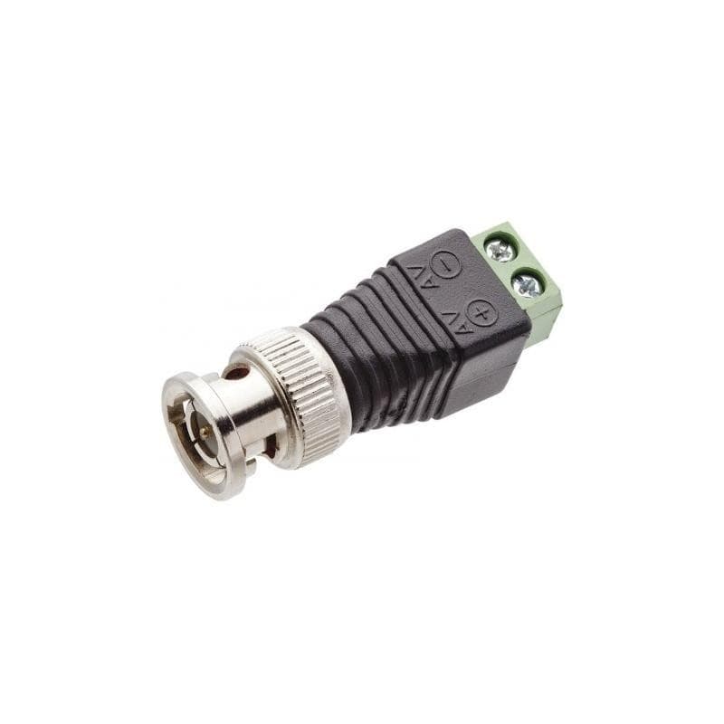 Conector Plug BNC Macho com Borne Tudo Forte