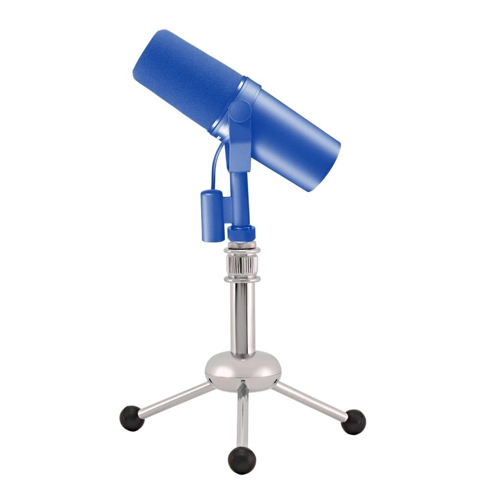 Mini Pedestal Mesa, Tripé Reto p/ Microfone Blue Ball - Cromado