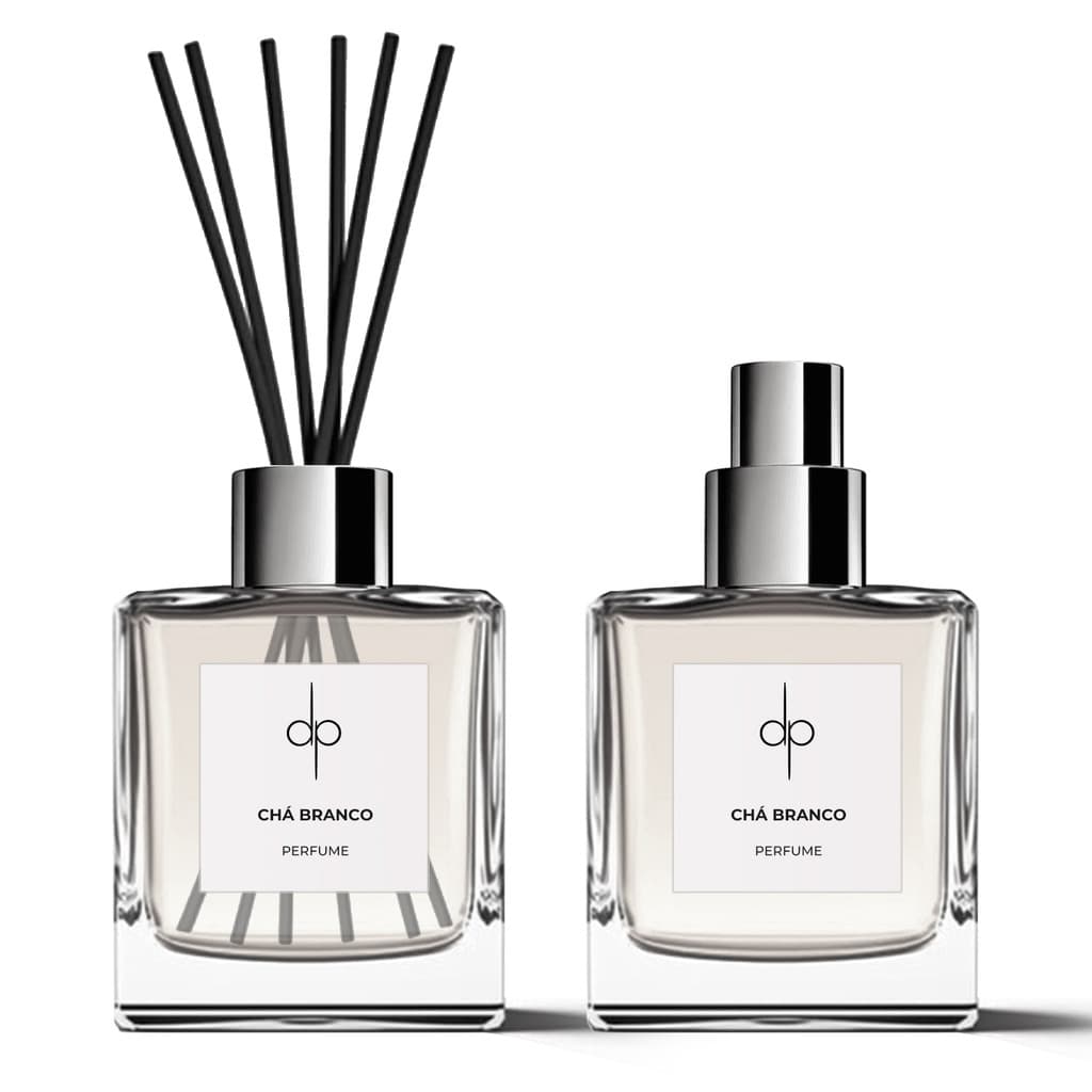 KIT - Aromatizador & Spray - Crystal (Chá Branco) Di Piettro