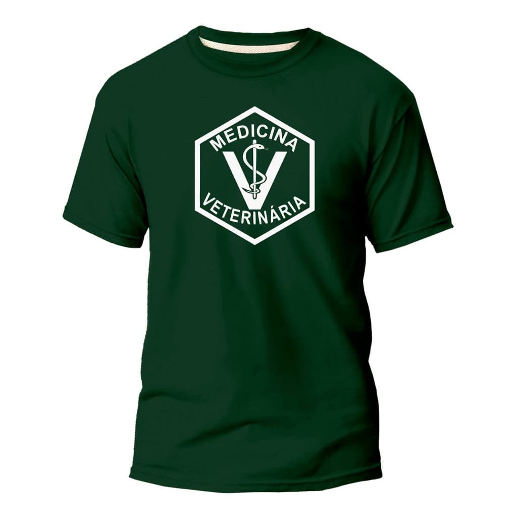 Camiseta Algodão Premium Estampa Digital Dtf Med Veterinária